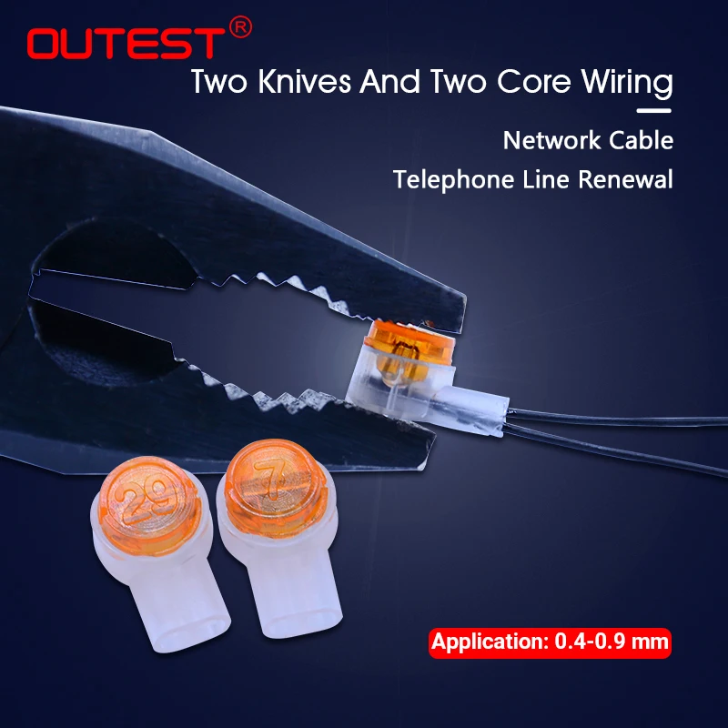 150 قطعة/الحقيبة Rj45 موصل تجعيد محطات اتصال k1 موصل للماء الأسلاك إيثرنت كابل الهاتف