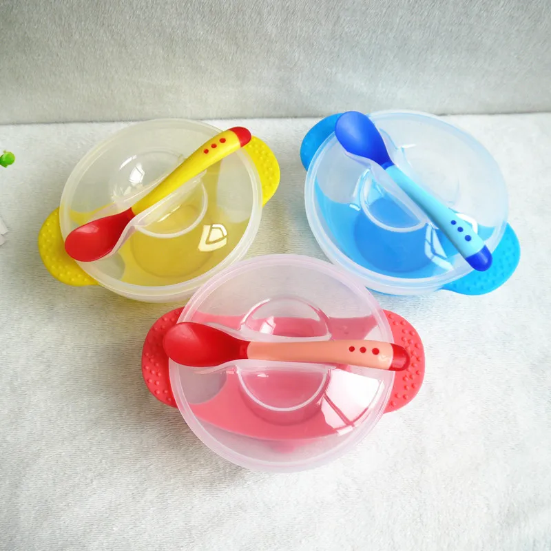 Baby Feeding Food Toddler Newborn Tableware Learning Dishes Baby Food Dinnerware Training Bowl With Spoon For Kids 3 pc Dishes Baby Feeding Food Toddler Newborn Tableware Learning Dishes Baby Food Dinnerware Training Bowl With Spoon For Kids 3 pc Dishes