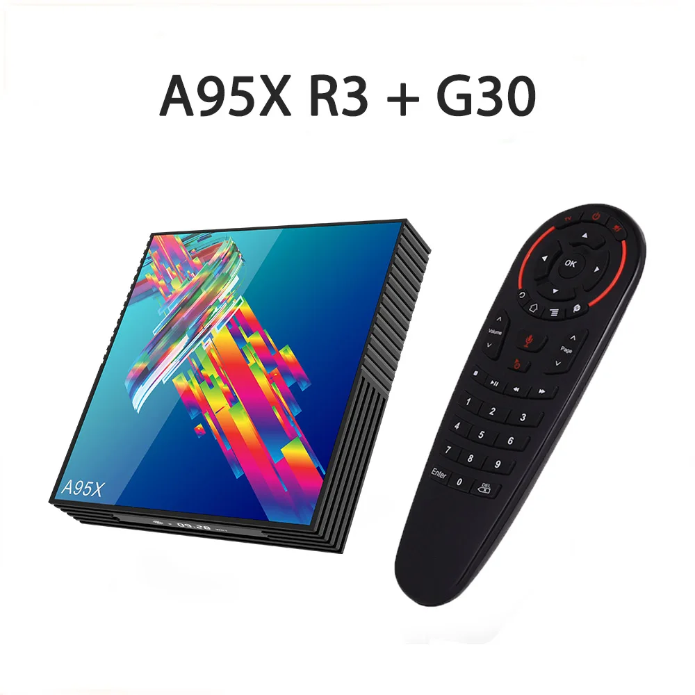 Smart tv Box Wechip A95XR3 RK3318 Penta Core Android 9,0 BT 4,2 телеприставка 2,4G 5G wifi 1080P Full HD Поддержка 4K 3D - Цвет: 4G 64G add G30