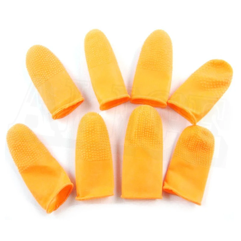 50pcsLot Safety Latex Finger Protector Shields For Bonding Hair Extension