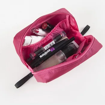 

Nylon fashion small cosmetic Storage bag For Lipstick eyebrow pencil Hand Cream makeup Organize Travel Handbag