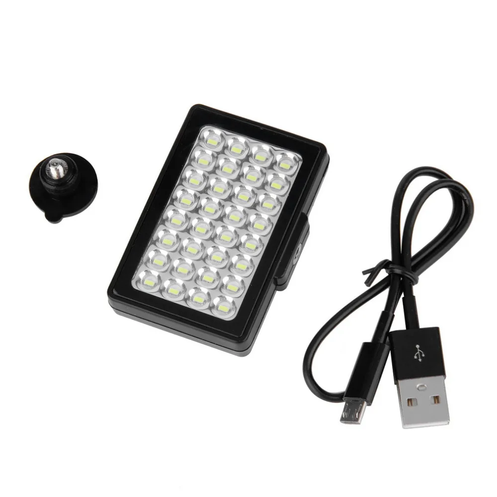 

W32 2 Ways Portable Video Light 32 LED Intergrated Fill Light For Mobile Phone Digital Camera mini 5600K 32W