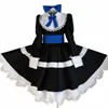 Culotte et bas Anime avec ceinture à jarretelles, héroïne anarchique, robe noire, Costume Cosplay avec bas ► Photo 3/4