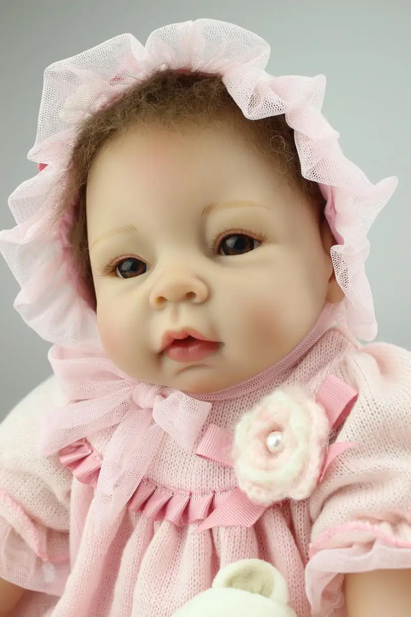 Новое поступление 2" силиконовые игрушки Reborn Baby Doll с хлопковым корпусом новорожденный мальчик кукла прекрасный подарок на день рождения для ребенка Brinquedos