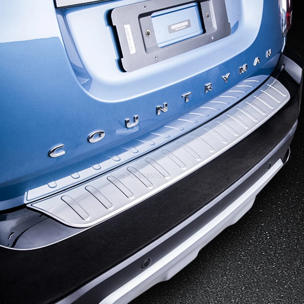 Накладка на задний бампер для Mini Cooper Countryman F60 2017 2019 багажника внешняя отделка