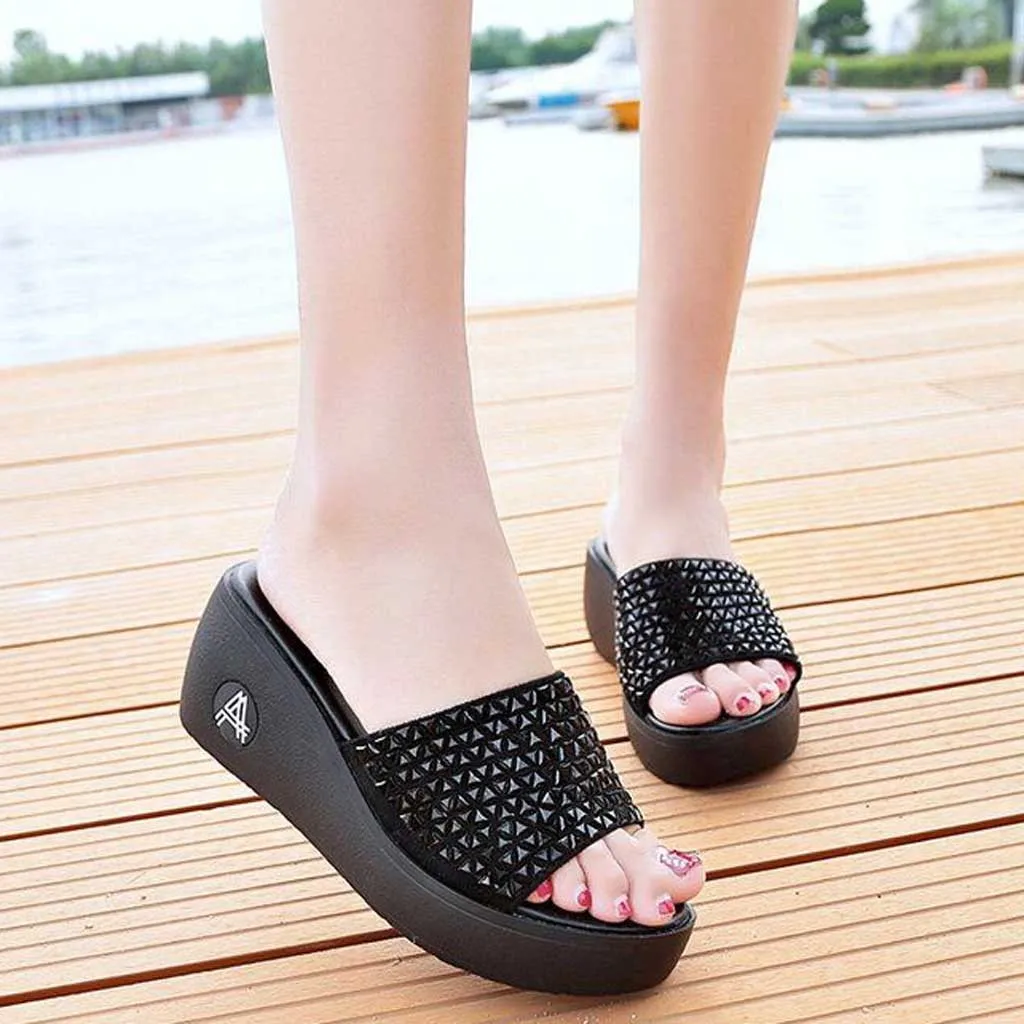 shoes woman sandals high heels women sandals flat casual shoes summer sandals women 2019 summer shoes genuine platform