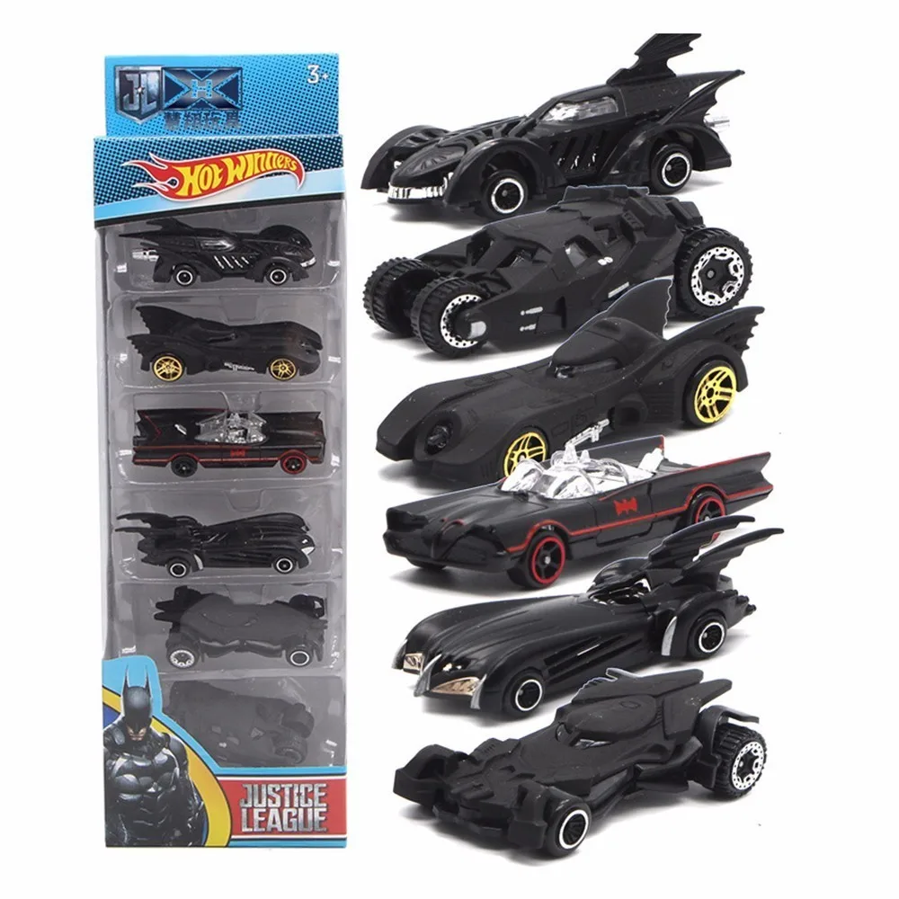 

1:64 6 pieces / set Batman tank alloy set model toy 6 generation bat chariot combination metal car set children's gift