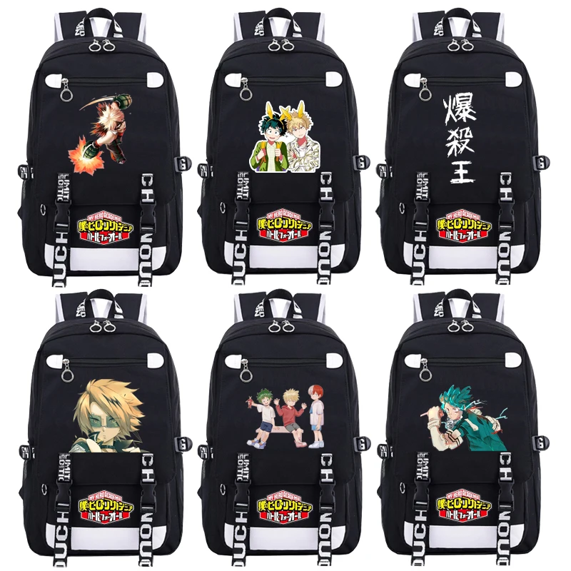 

High Q My hero academia backpacks unisex student large capacity backpack Anime backpack
