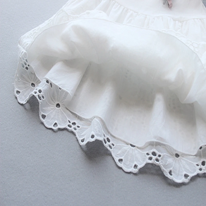 Baby Dresses Girls Children's Toddler Girls High-end embroidered Princess Dresses Summer Fresh and generous Party Dress kids clothing (7)