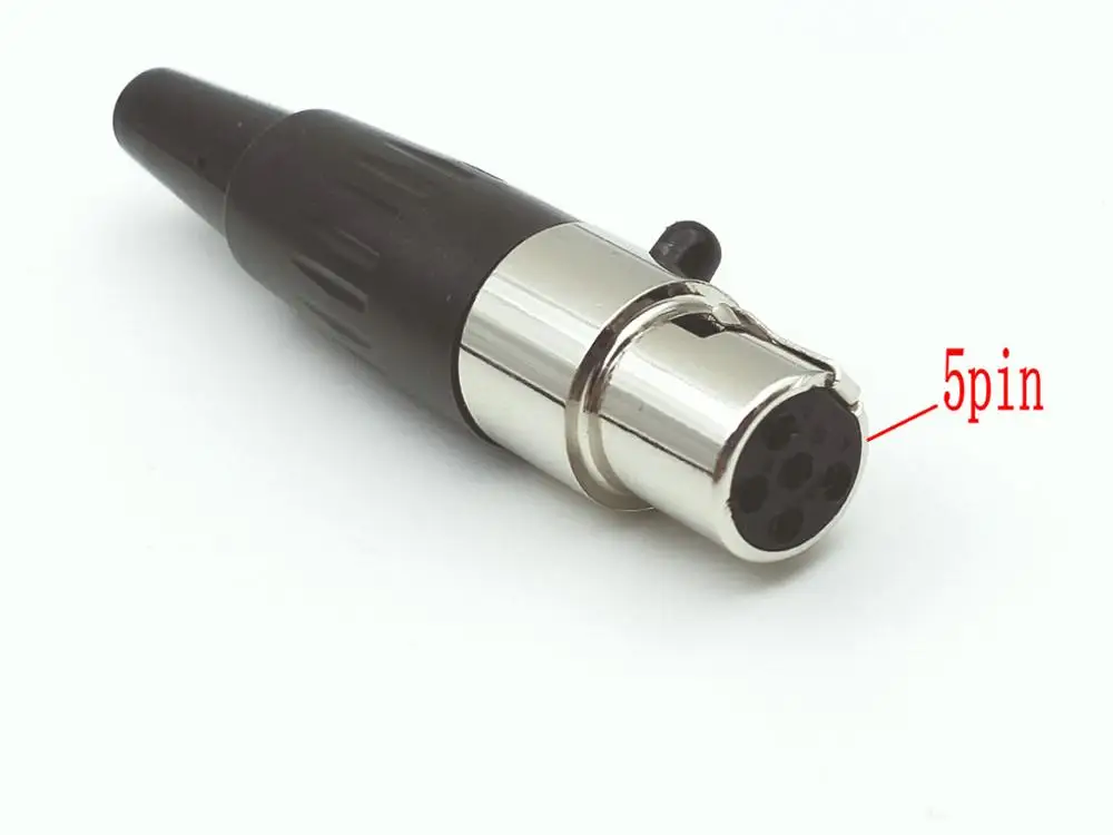 100 шт. мини XLR разъем для аудиомикрофона 3pin 4pin 5pin 6pin|Соединители| |