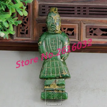 

Antique collection of antique miscellaneous jade crafts snowflake jade hand carved old Terracotta Army ornaments hand pieces