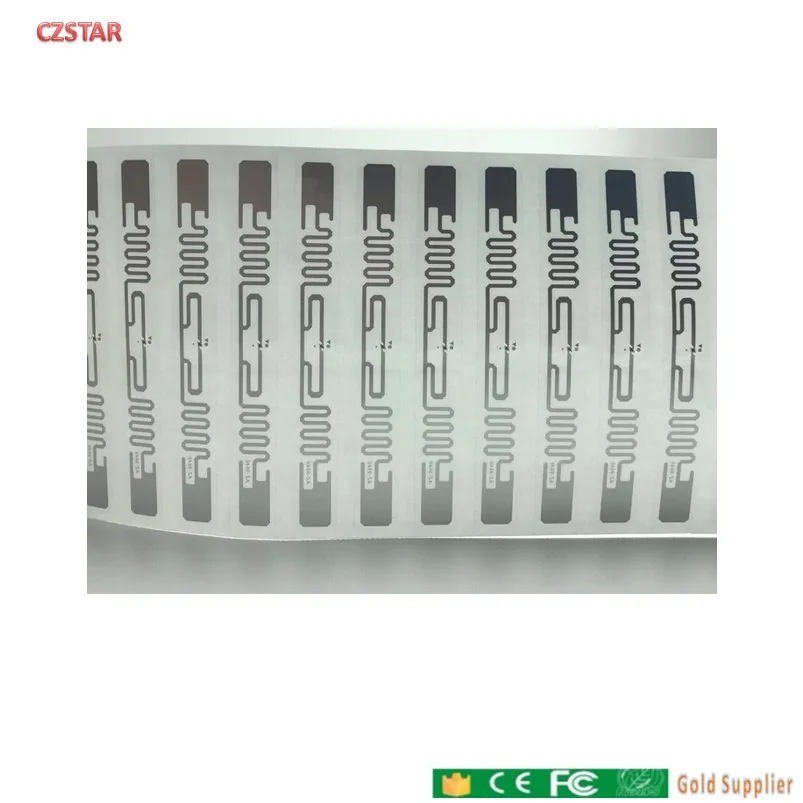 

Wholesale Long Range alien 9740 alien H4 alien H3 RFID 860-960Mhz Chip UHF 9640 Wet Inlay UHF Sticker Label