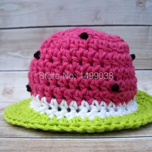 Хлопок детские летние арбуз cap шляпа лучшее для новорожденных опора