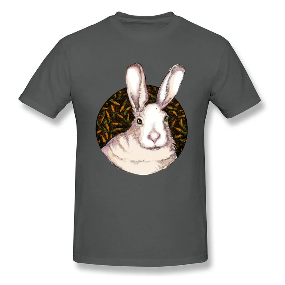 Cool Crewneck T-shirts Summer Fall Tops T Shirt Short Sleeve Faddish Cotton Normal T-Shirt Slim Fit Men Free Shipping Bunny and the Flying Carrots in TechniColor carbon