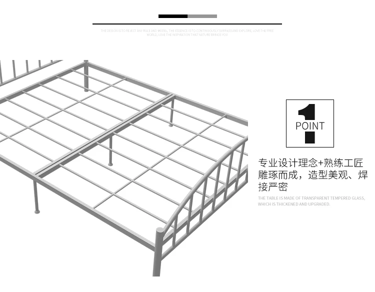 Современная кровать с железным искусством, кровать с железным каркасом и стальным каркасом, 1,2 м, 1,5 м, 1,8 м, односпальная двуспальная кровать для взрослых, кровать принцессы