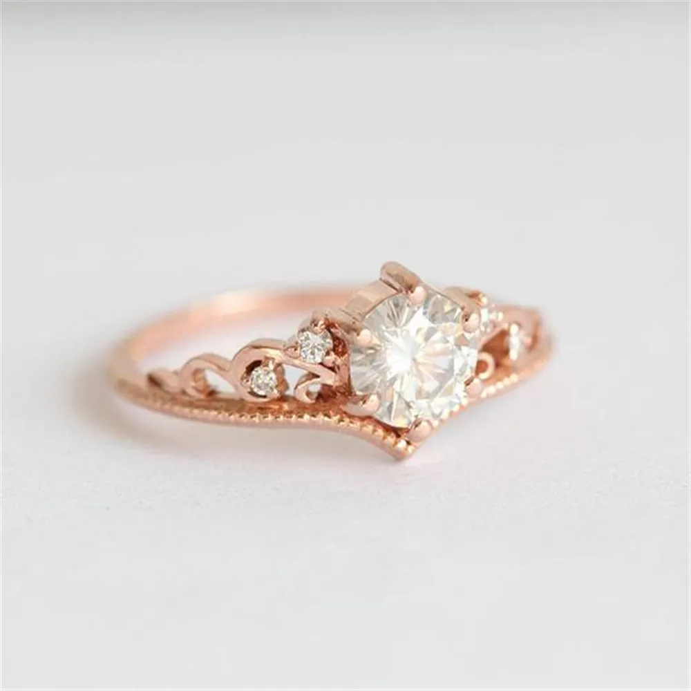 Luxury Wedding Ring Set Couple Love Stone Rings for Women Jewelry Ladies Accessories Ring Bague Femme Wholesale Anel O4N989