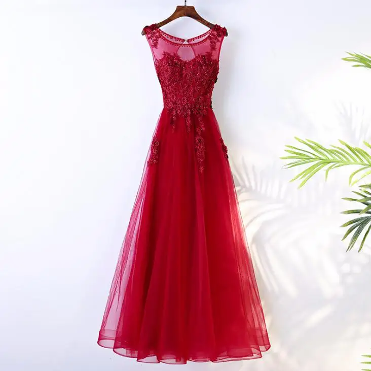 VENSANAC 2018 A Line Beading O Neck Lace Appliques Long Evening Dresses Elegant Party Crystal Backless Prom Gowns VENSANAC 2018 A Line Beading O Neck Lace Appliques Long Evening Dresses Elegant Party Crystal Backless Prom Gowns
