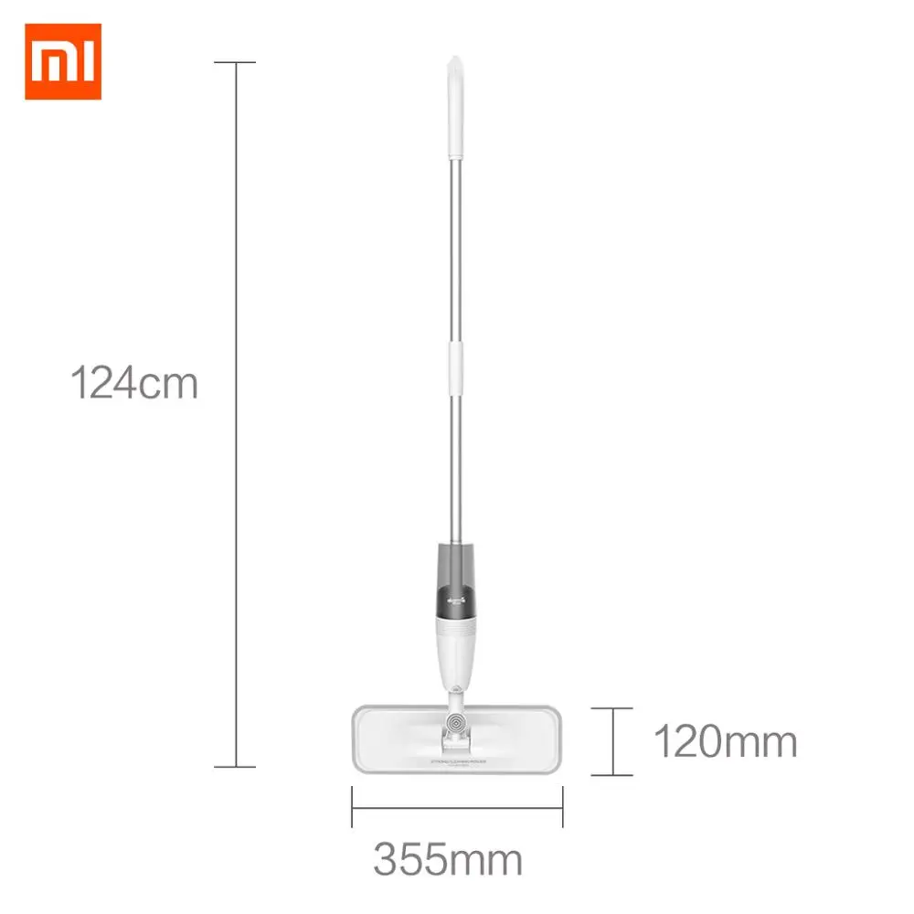 Xiaomi Deerma спрей Швабра 360 градусов вращающийся ручной Mijia швабра с функцией