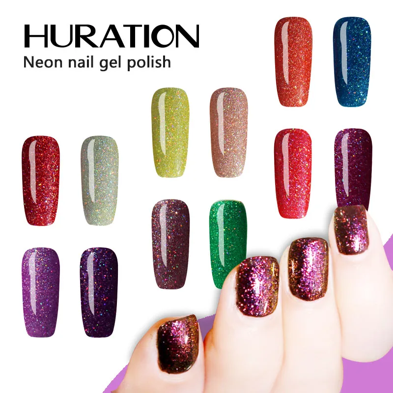 Гель для ногтей Huration Neon Lucky 19 цветов отмачиваемый УФ СВЕТОДИОДНЫЙ дизайн лак топы