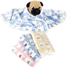 Теплое фланелевое одеяло для домашних животных, коврик для собак и кошек, спальный матрас для маленьких и средних собак, кошек, кондиционер, чехол для подушки, полотенце для домашних животных 40JA9