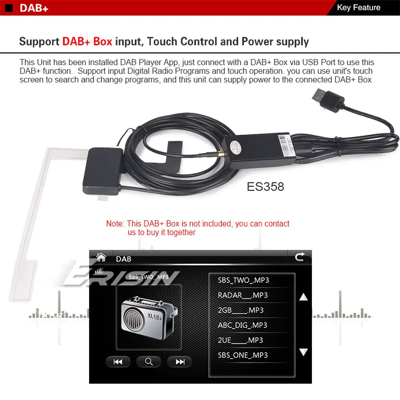 Discount Erisin ES7148V 7" Car Stereo DVD Player GPS 3G DAB+ System for VW Jetta Golf Skoda Seat 7