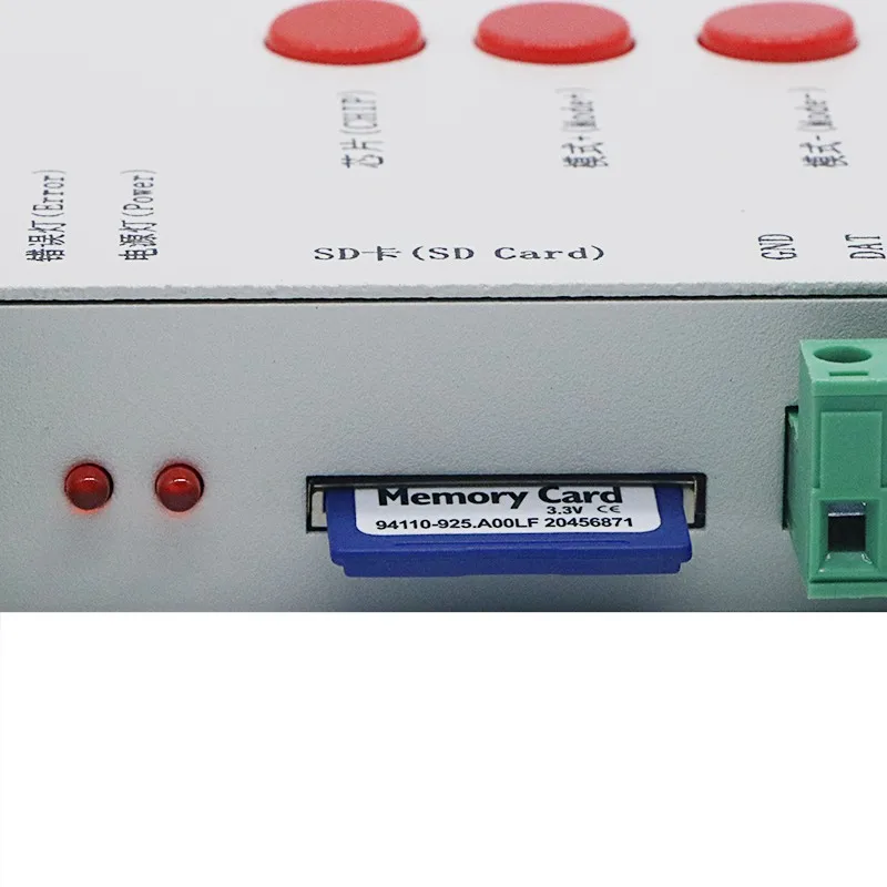 SZYOUMY светодиодный T1000S 128 SD карты контроллер пикселей, постоянный ток, 5 ~ 24 V для WS2801 WS2811 WS2812B LPD6803 светодиодный 2048 светодиодные полосы света