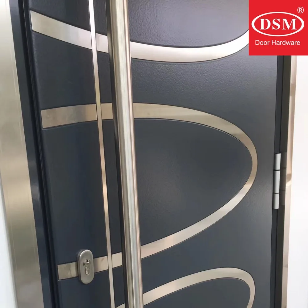 304 Stainless Steel Brushed Entrance Door Handle PA-102 3