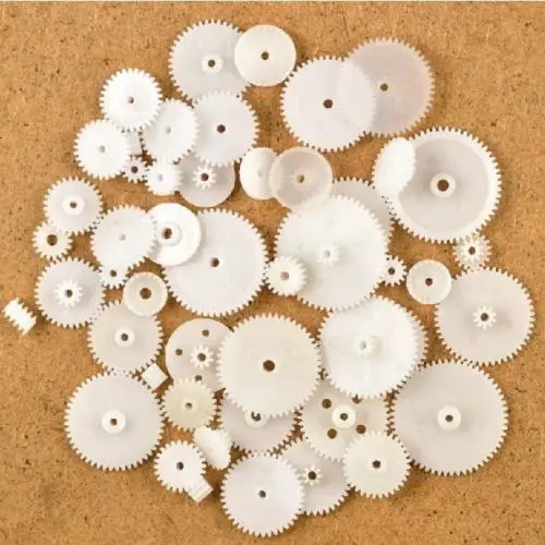 

DSHA New Hot 58 styles Plastic Gears Cog Wheels All The Module 0.5 Robot Parts DIY Necessary