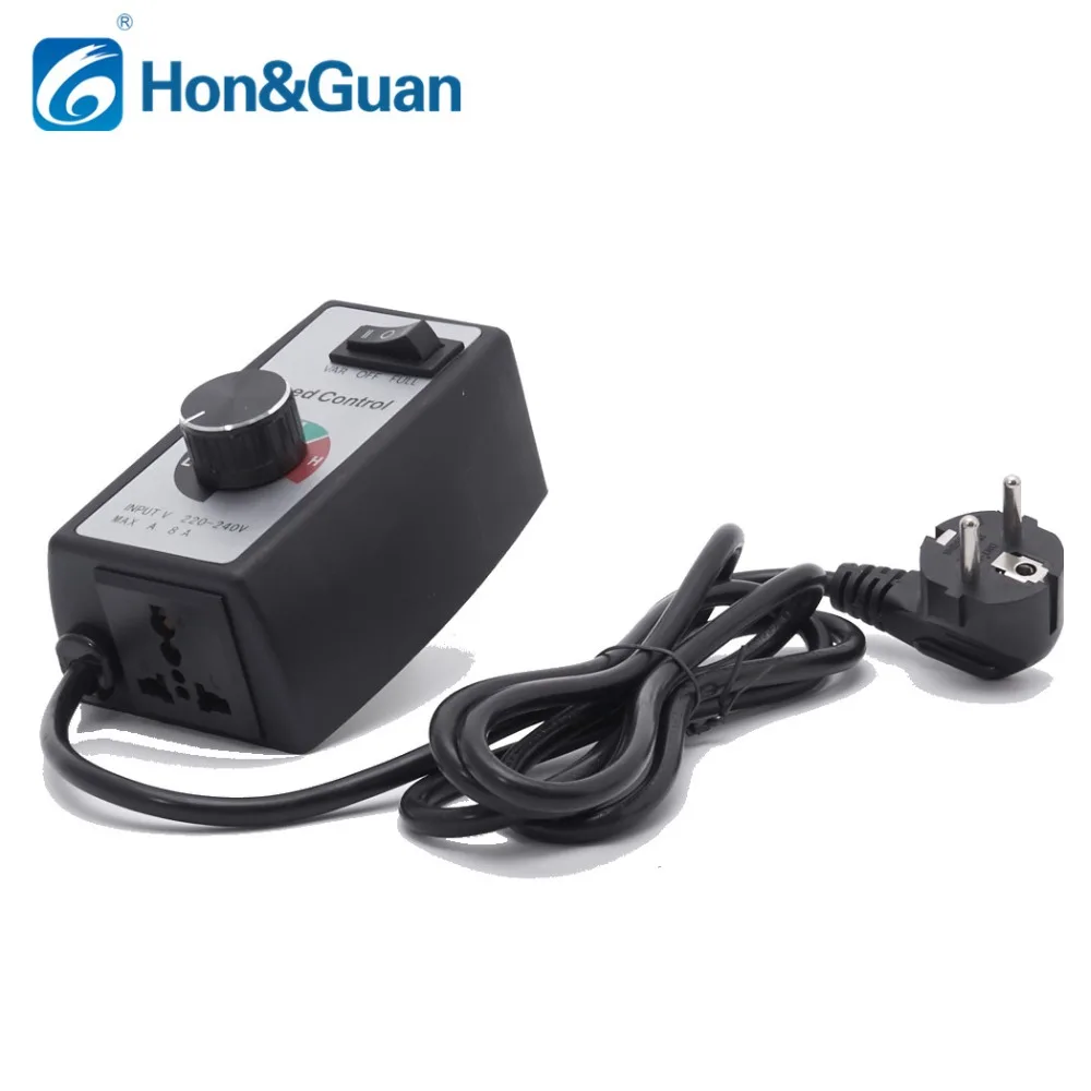 EU Uk Standard 10A 220V Variable Controller For Inline Duct Fan Current Pump Motor Speed Control Dimmer Speed Adjustment EU Uk Standard 10A 220V Variable Controller For Inline Duct Fan Current Pump Motor Speed Control Dimmer Speed Adjustment