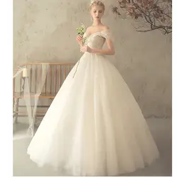 Ruthshen v-образный вырез иллюзия свадебное платье с открытыми плечами свадебное платье пышное Пышное Бальное Платье принцессы 2019 Новое