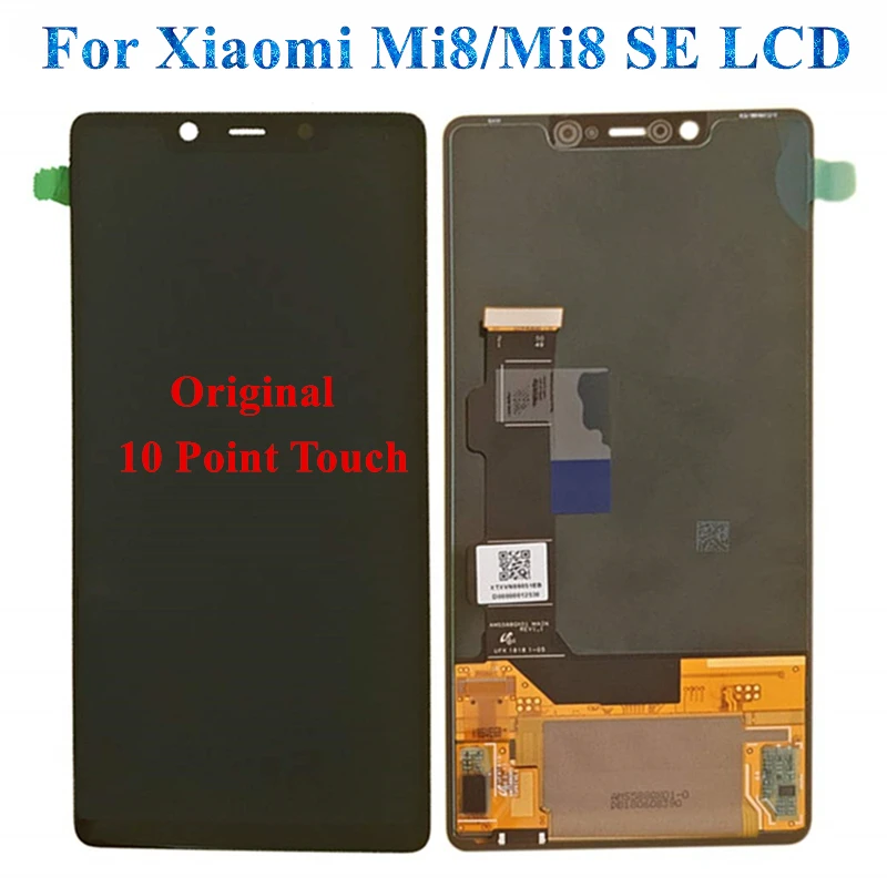 

Original 6.3" 5.88" For Xiaomi Mi8 Explore Mi8 SE LCD Display Touch Screen AMOLED Digitizer Assembly 10 Point Touch Repair Parts