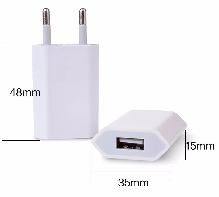 10 шт. в партии зарядное устройство USB для Apple iPhone 7 6 6s 5 5S SE 5C 4 4S 3GS адаптер питания AC 8