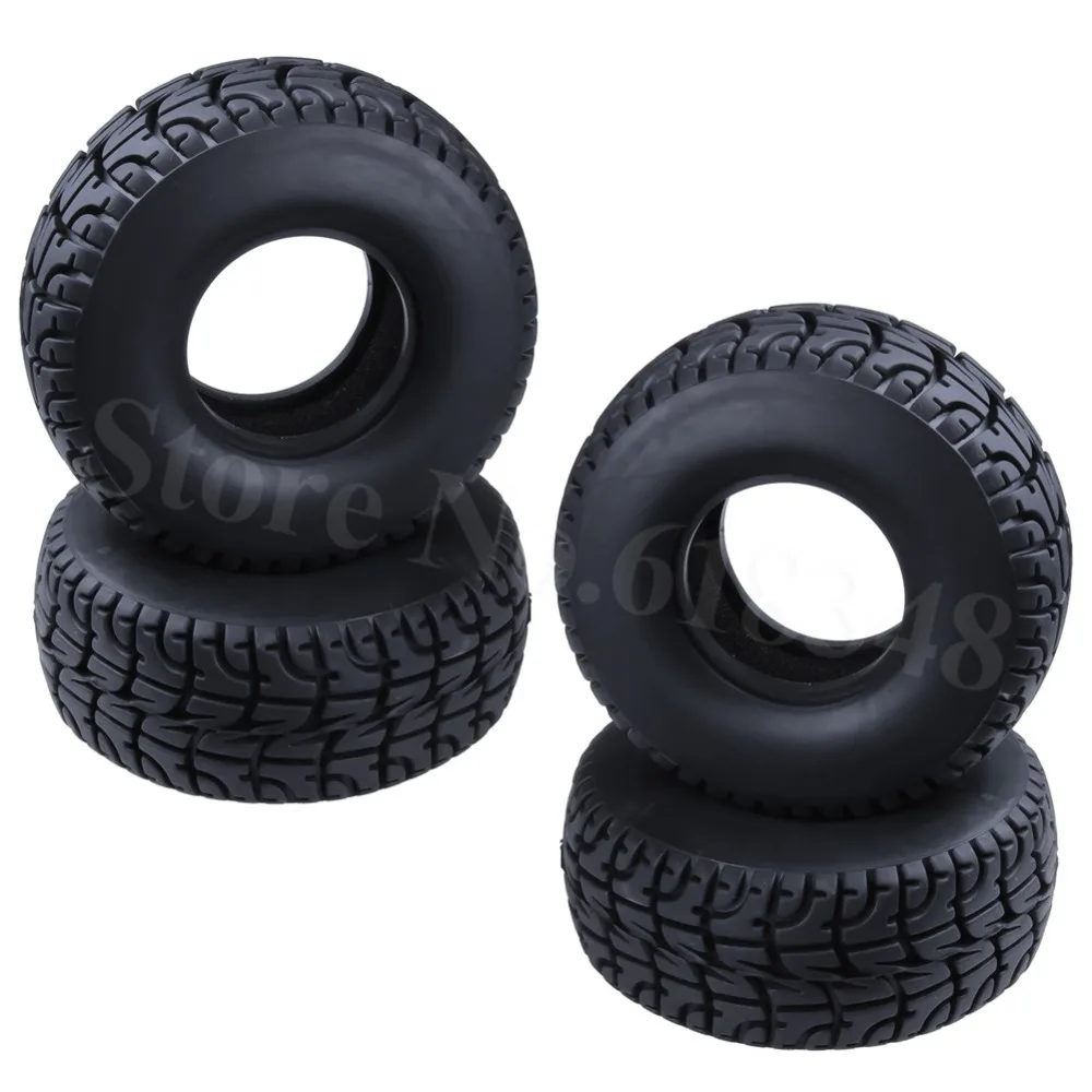 4PCS 2.2 Inch Rubber Tires With Foam Inserts OD126mm ID62mm Width