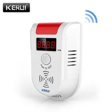 KERUI WGD13 цифровой светодиодный дисплей беспроводной WiFi LPG LNG детектор утечки природного газа сигнализация горючий датчик утечки для кухни