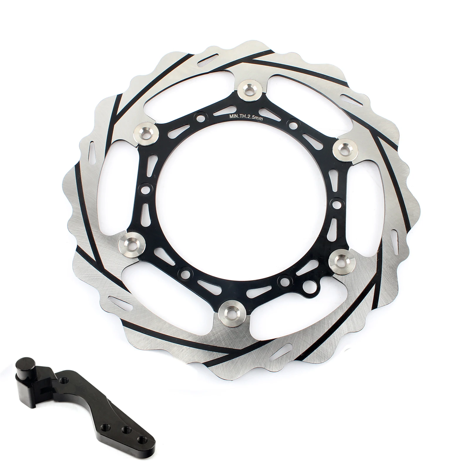 BIKINGBOY передний тормозной диск поворотный кронштейн для KTM 125 200 250 300 380 400 450 520 525 EXC 250 EXC-F 450 530 EXC-R