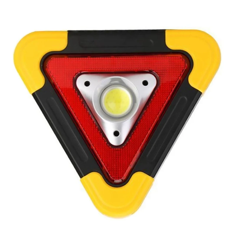 

Multi-Function Solar Charging LED Work Light Triple-cornered Warning Emergency Light Portable Floodlight Spotlight Outdoor Cam