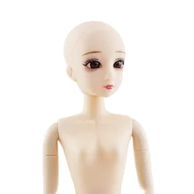 חדש 18 ניד מפרקים 30 cm 1/6 בובות צעצועי עירום עירום בובת גלוי ראש גוף נשי אופנה DIY איפור בובות צעצוע עבור בנות