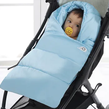 

Baby Sleeping Bag Sports Outdoors Autumn Winter Universal Baby Stroller Folding Sleeping Bag Zipper Design 100% Soft Cotton S3