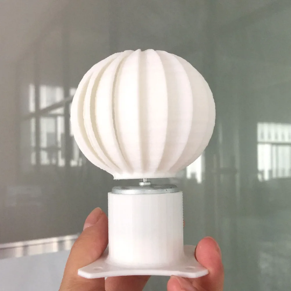 

DC Micro Motor Small LED lights Vertical Axis Wind Turbine Generator Blades full set DIY wind generator windmill pink color fun