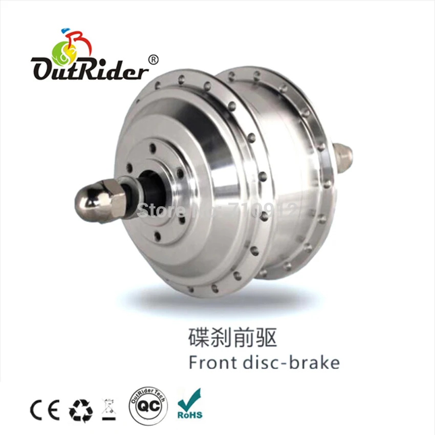 

Seller2018 High-speed 24V 250W Front V-Brake Motor DC No Hall Brushless with 3PIN Water-proof Wire128MINI 300rpmOR01B2