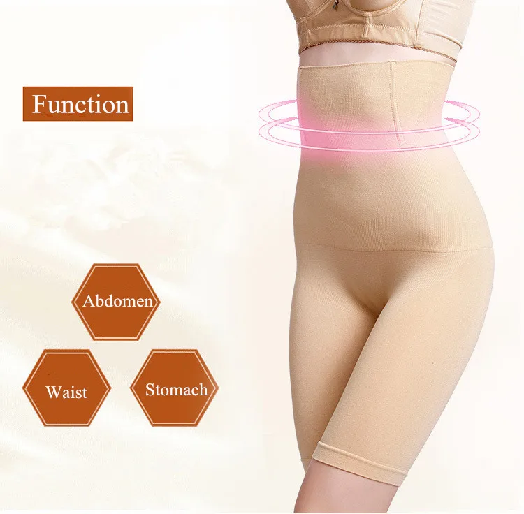 full body shaper Women's Postpartum High Waist Seamless Tummy Control Pant Fat Burning Modeling Strap Body Shaper Thigh Corset Trainer Shorts plus size shapewear