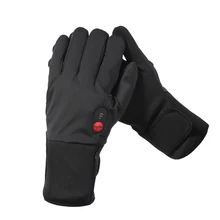 1 пара, зимние теплые перчатки с подогревом для велоспорта, катания на лыжах, спорт, полный палец, бархат, Электрический перезаряжаемый аккумулятор, перчатки с подогревом