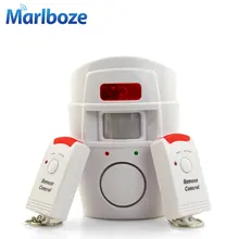 2 Remote Controller Wireless Home Security PIR MP Alert Infrared Sensor Alarm system Anti-theft Motion Detector Alarm 105DB