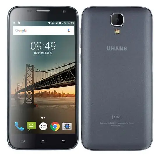 5 0 Inch UHANS A101 4G LTE Smart phone Android 6 0 MTK6737 Quad Core Cell