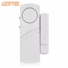 Беспроводная охранная сигнализация для окон и дверей с магнитным датчиком, беспроводная система безопасности для дома, устройство безопасности белого цвета