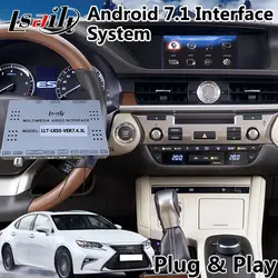 Android 6,0 видео интерфейс для Lexus ES ручка управления 2014-2018, gps навигация для ES 200/250