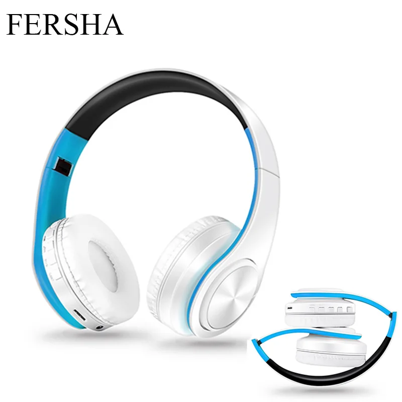 

FERSHA Bluetooth Headset Wireless/Wired Headphone Transport Headphone Support IT Card Fashion Headphones Built-In Microphone