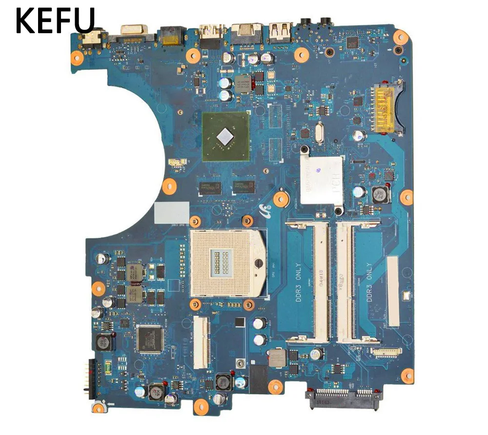 Kefu BA92 06132A 06132B для samsung NP R580 Материнская плата ноутбука HM55 DDR3 GT310M тестирование