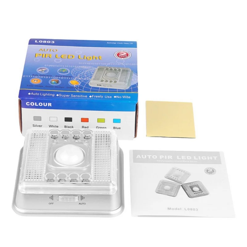 

IR Motion Sensor LED Night Light Wall Light Lamp Cool White For Bedroom Hallway Cabinet Stairwells Outdoor Est Designhome