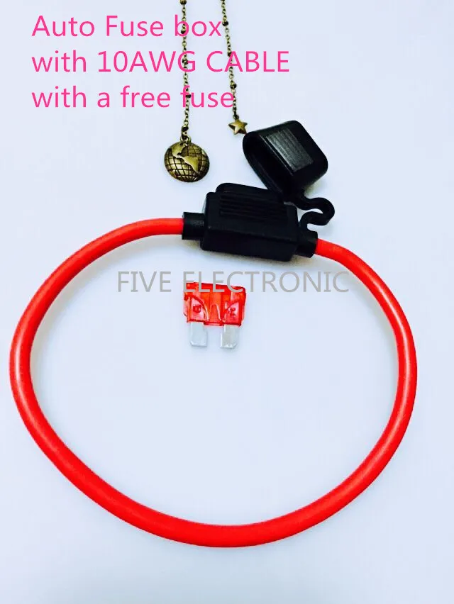 M # автоматический блок предохранителей с кабелем 10AWG/12AWG/14AWG/16AWG/18AWG бесплатным